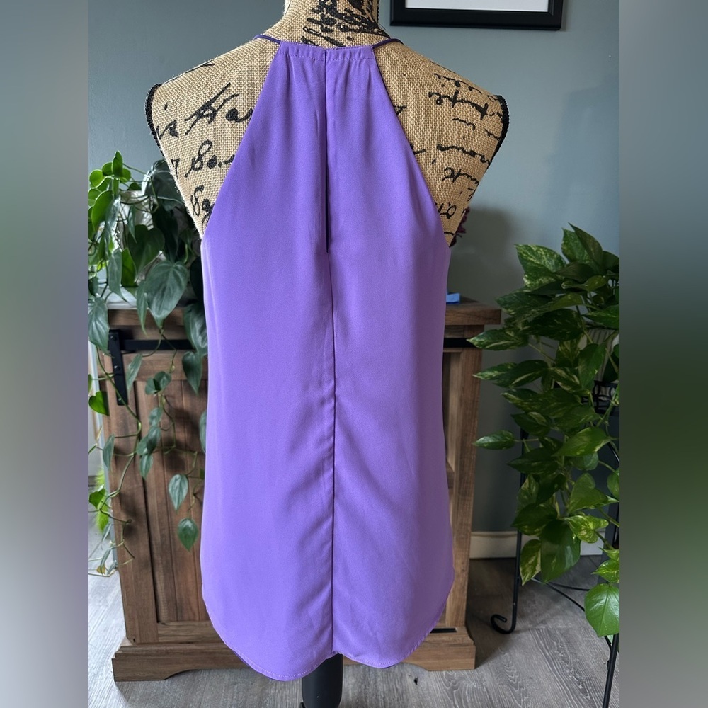 Express reversible blouse/tank (deep purple/lavendar) - Picture 4 of 5